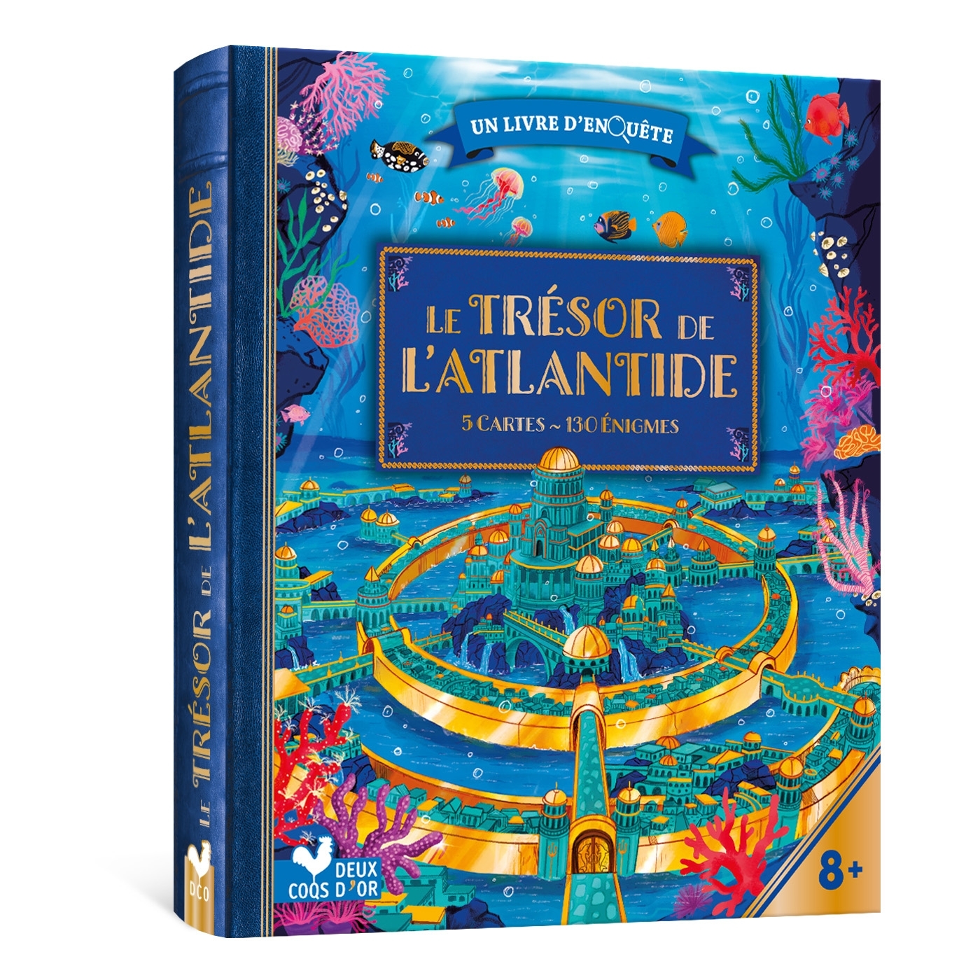 LE TRESOR DE L'ATLANTIDE - 5 CARTES - 130 ENIGMES