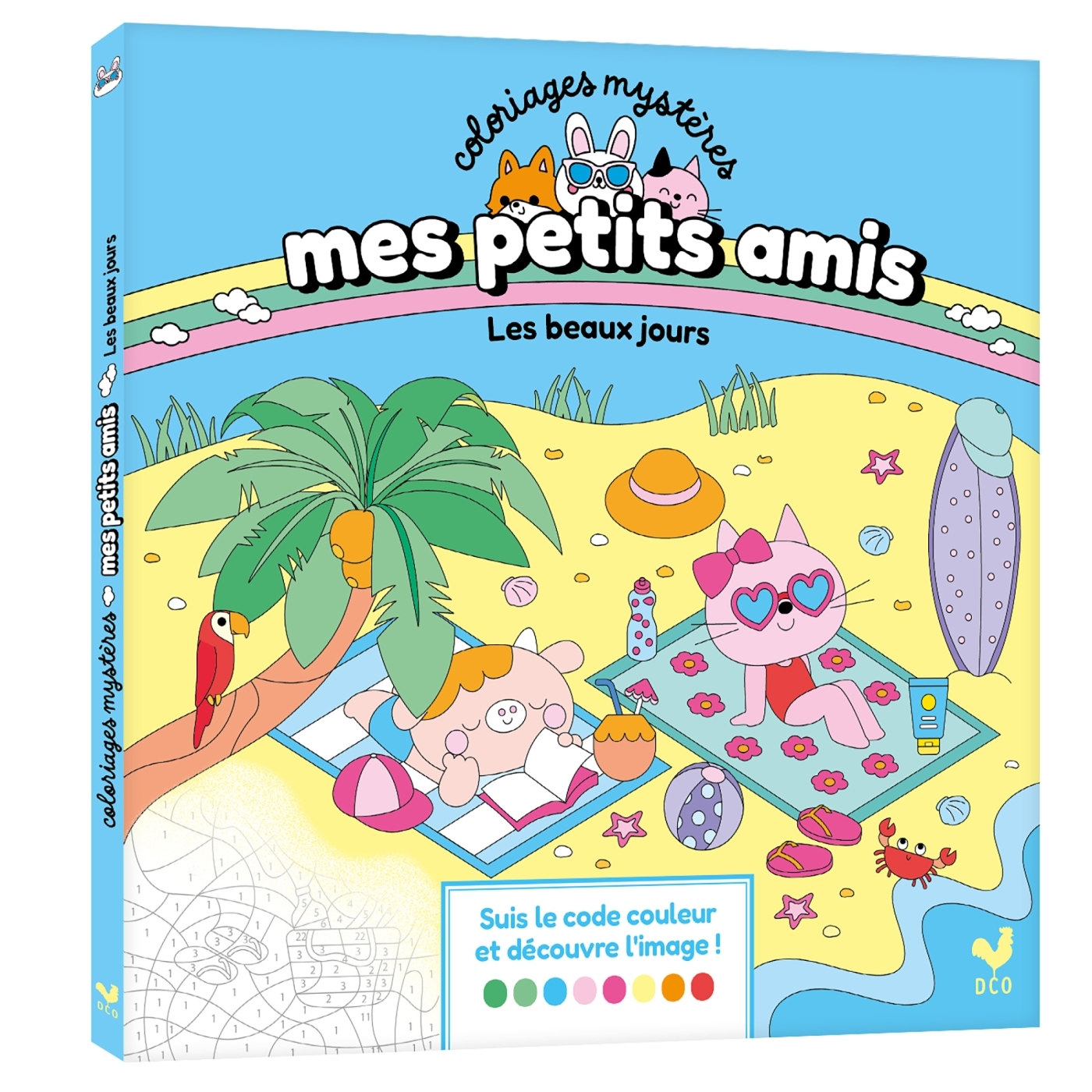 MES PETITS AMIS - COLORIAGES MYSTERES - LES BEAUX JOURS