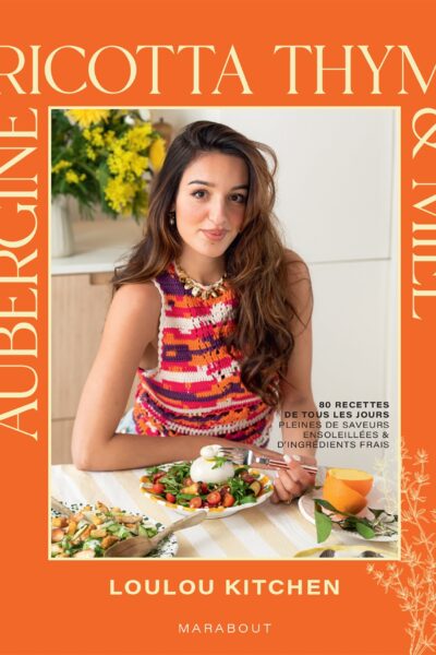 AUBERGINE, RICOTTA, THYM & MIEL