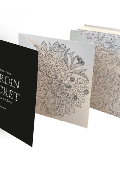 JARDIN SECRET - FRESQUE A COLORIER