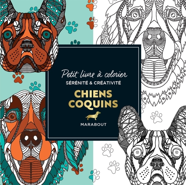 LE PETIT LIVRE DE COLORIAGES - CHIENS COQUINS