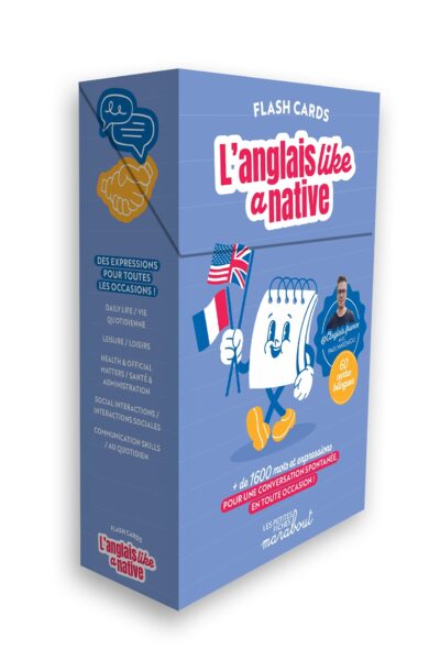 FLASH CARDS - L'ANGLAIS LIKE A NATIVE, MES PETITES FICHES