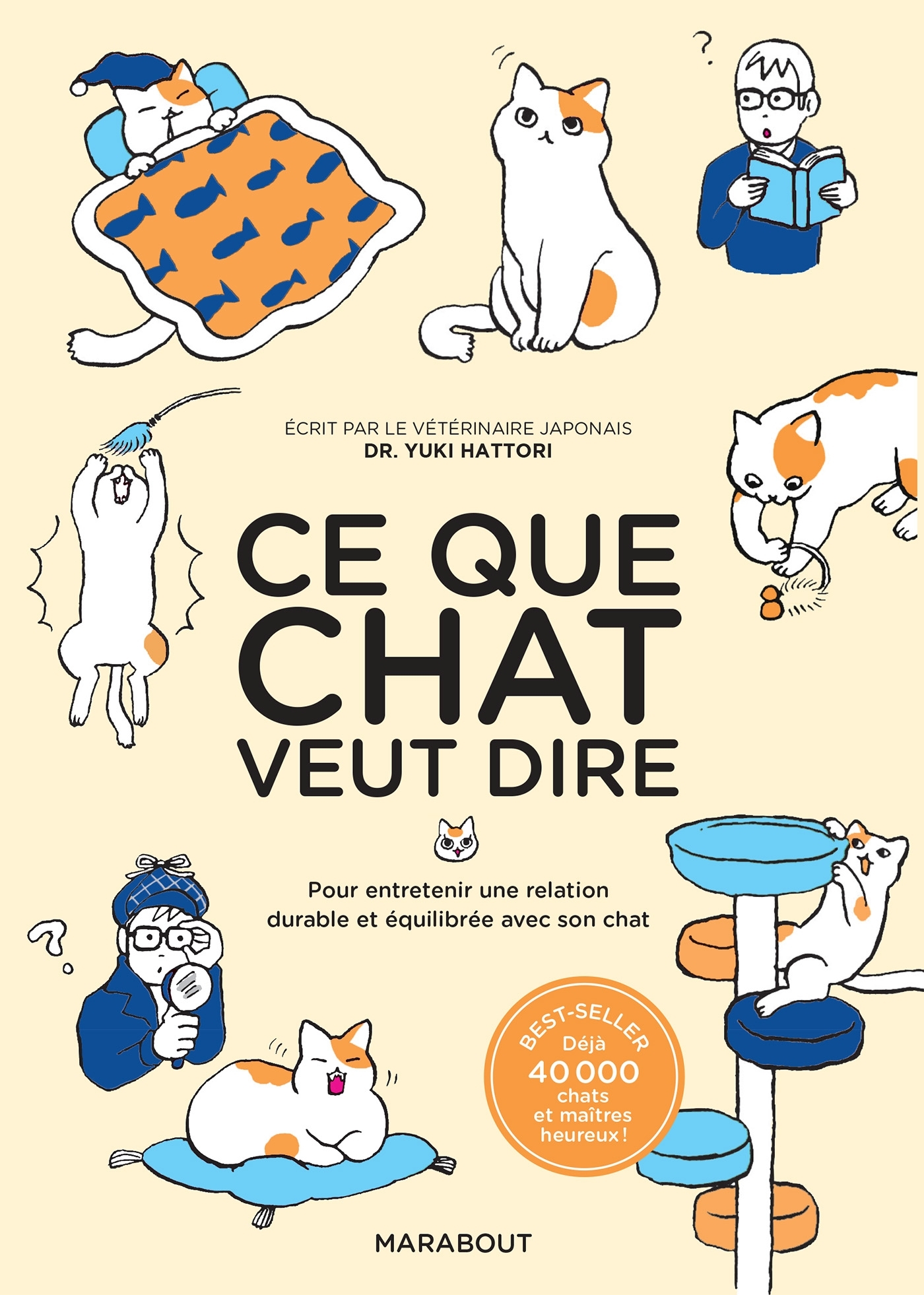 CE QUE CHAT VEUT DIRE - POUR ENTRETENIR UNE RELATION DURABLE ET EQUILIBREE AVEC SON CHAT