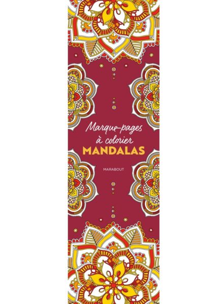 MARQUE-PAGE A COLORIER - MANDALAS