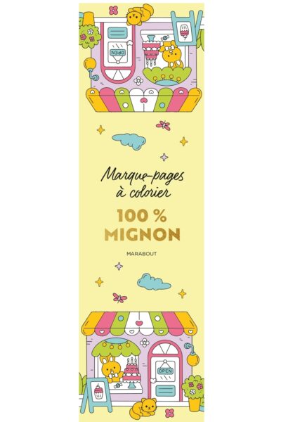 100% MIGNON - MARQUE-PAGES A COLORIER