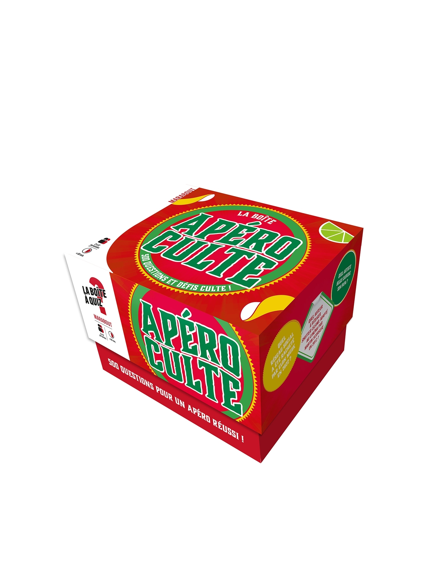 LA BOÎTE APERO CULTE - 500 QUESTIONS ET DEFIS CULTE !
