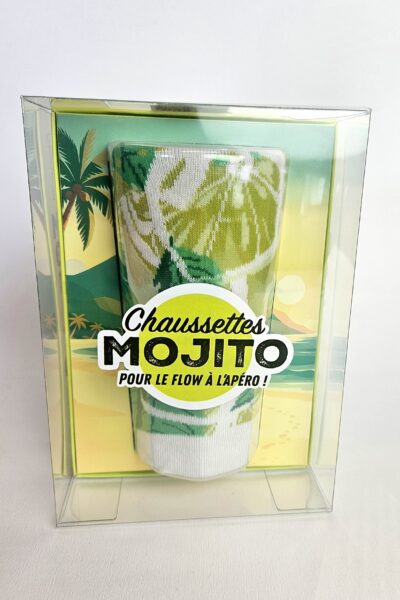 FUNNY SOCKS : CHAUSETTES MOJITO POUR LE FLOW DE L'APERO !