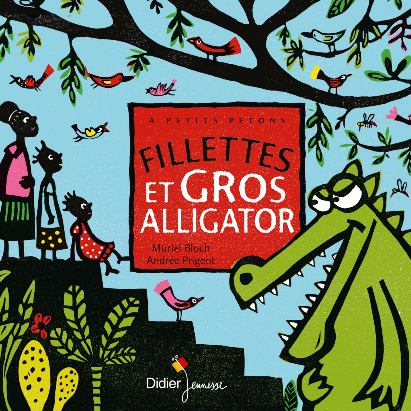 FILLETTES ET GROS ALLIGATOR POCHE