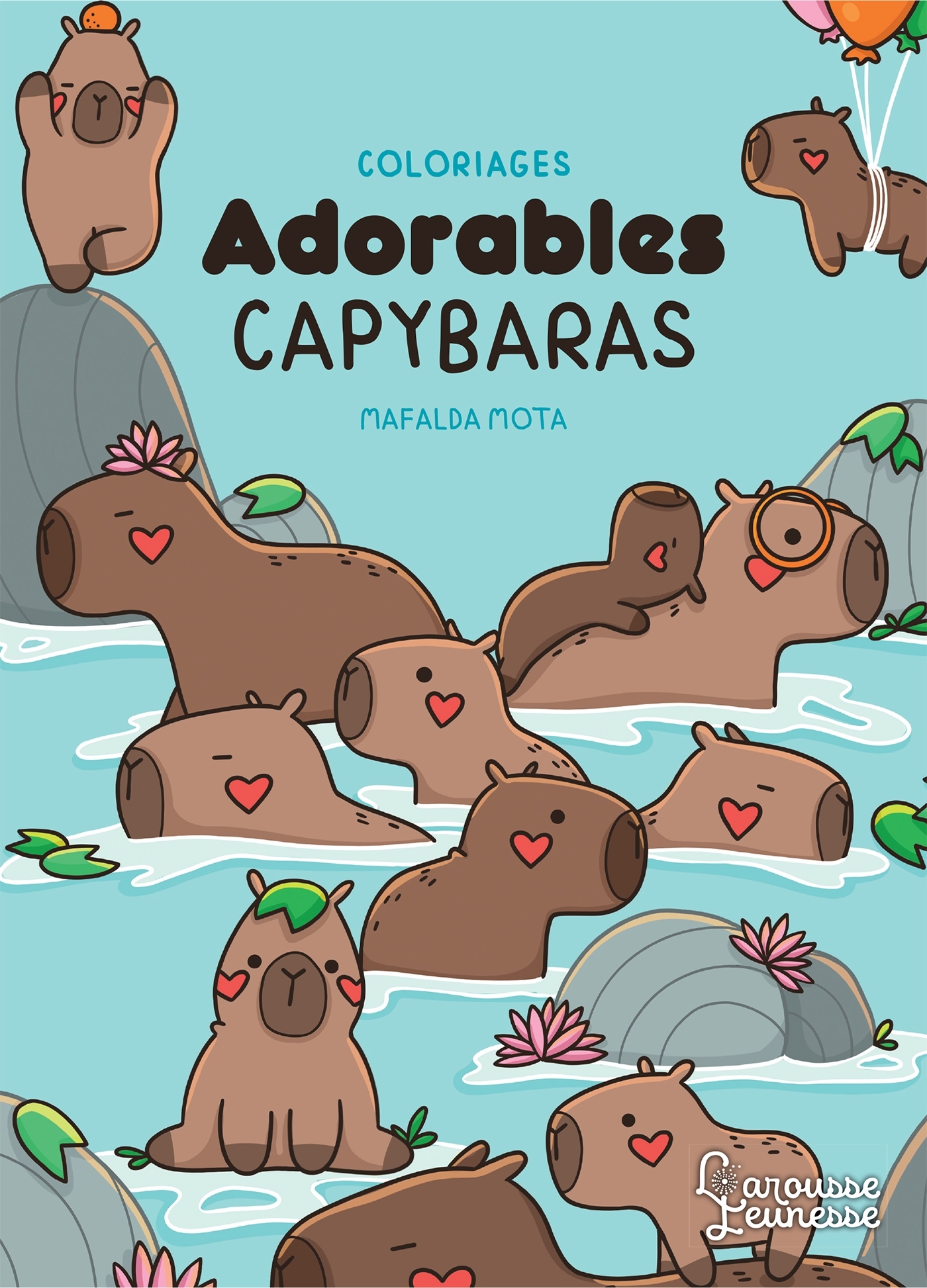 COLORIAGES ADORABLES CAPYBARAS