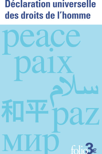 DECLARATION UNIVERSELLE DES DROITS DE L'HOMME