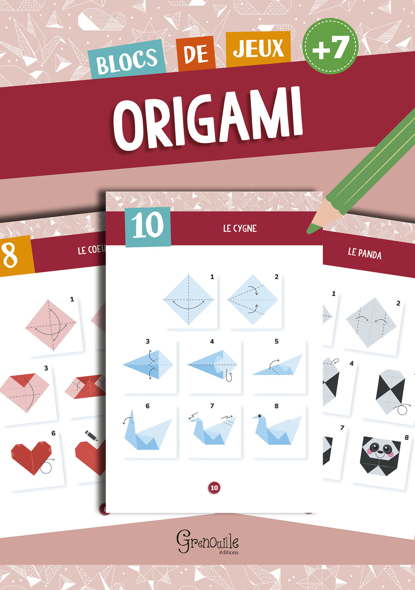 ORIGAMI - BLOCS DE JEUX 7+