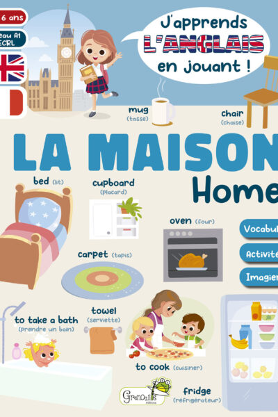 À LA MAISON / HOME - J'APPRENDS L'ANGLAIS EN JOUANT