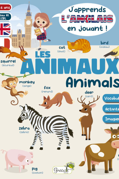 LES ANIMAUX / ANIMALS - J'APPRENDS L'ANGALIS EN JOUANT ! 6+