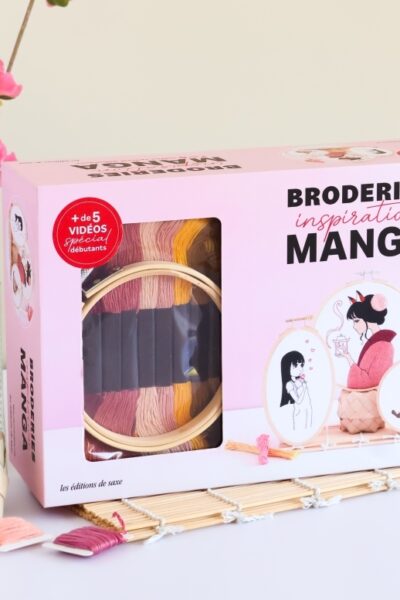 COFFRET BRODERIES INSPIRATION MANGA