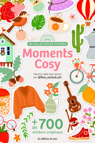 MA COLLECTION DE STICKERS : MOMENTS COSY + DE 700 STICKERS
