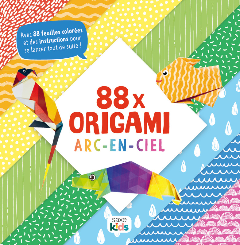 88 X ORIGAMI ARC-EN-CIEL
