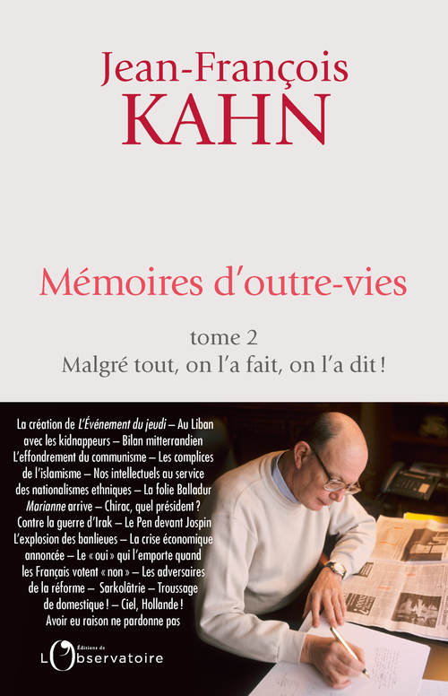 MEMOIRES D'OUTRE-VIES - TOME 2