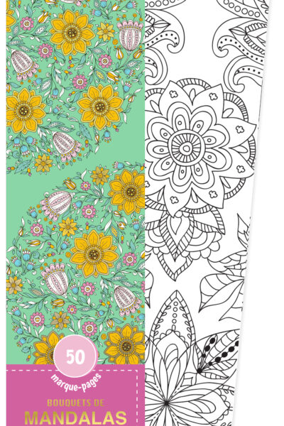 MARQUE-PAGES - BOUQUETS DE MANDALAS