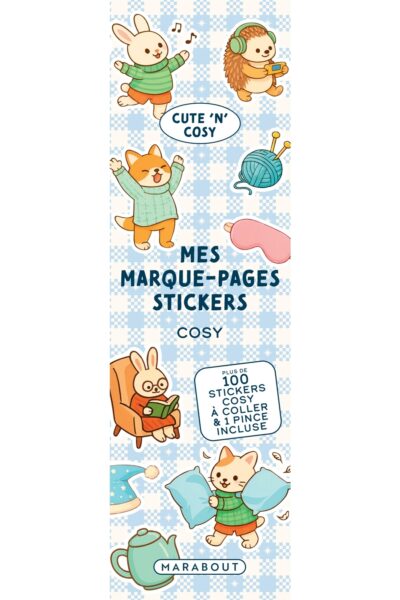 MES 100 MARQUE-PAGE STICKERS - COSY