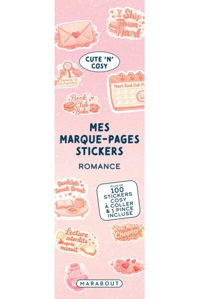 MES 100 MARQUE PAGE STICKERS - ROMANCE