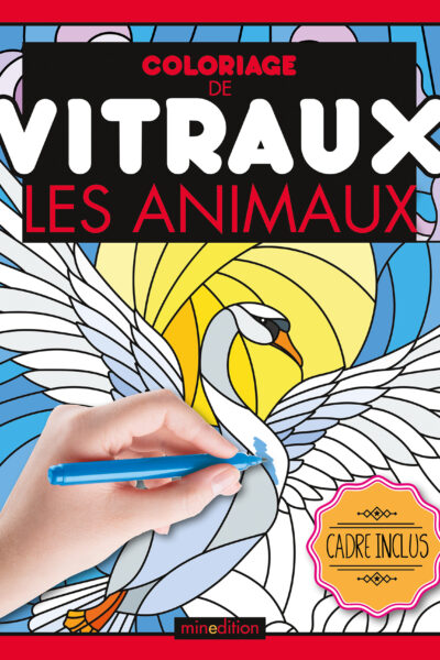 COLORIAGE DE VITRAUX - LES ANIMAUX
