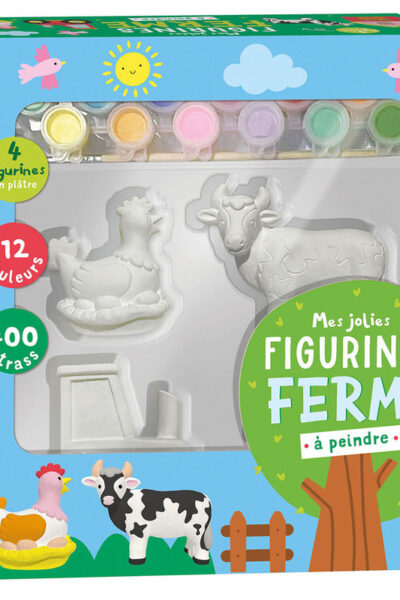 MES JOLIES FIGURINES FERME A PEINDRE