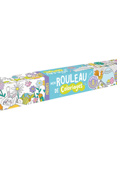 MON ROULEAU DE COLORIAGES ADHESIF & REPOSITIONNABLE - PÂQUES