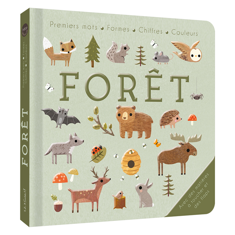 BEBE DECOUVRE - FORÊT : PREMIERS MOTS, FORMES, CHIFFRES & COULEURS