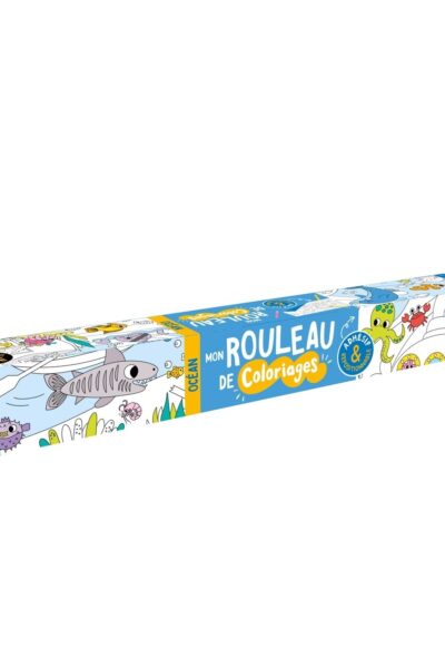 MON ROULEAU DE COLORIAGES ADHESIF - OCEAN
