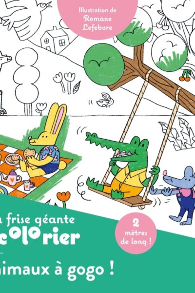 MA FRISE GEANTE A COLORIER ANIMAUX A GOGO !