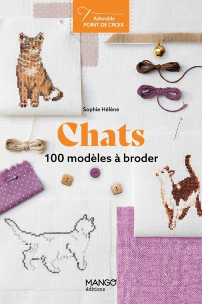 CHATS 100 MODELES A BRODER