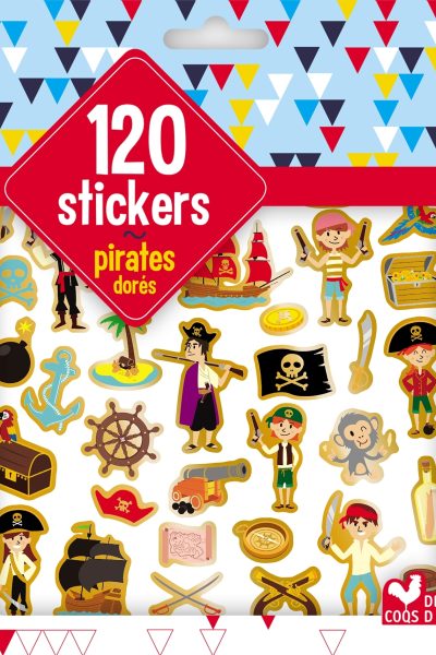 120 STICKERS PIRATES