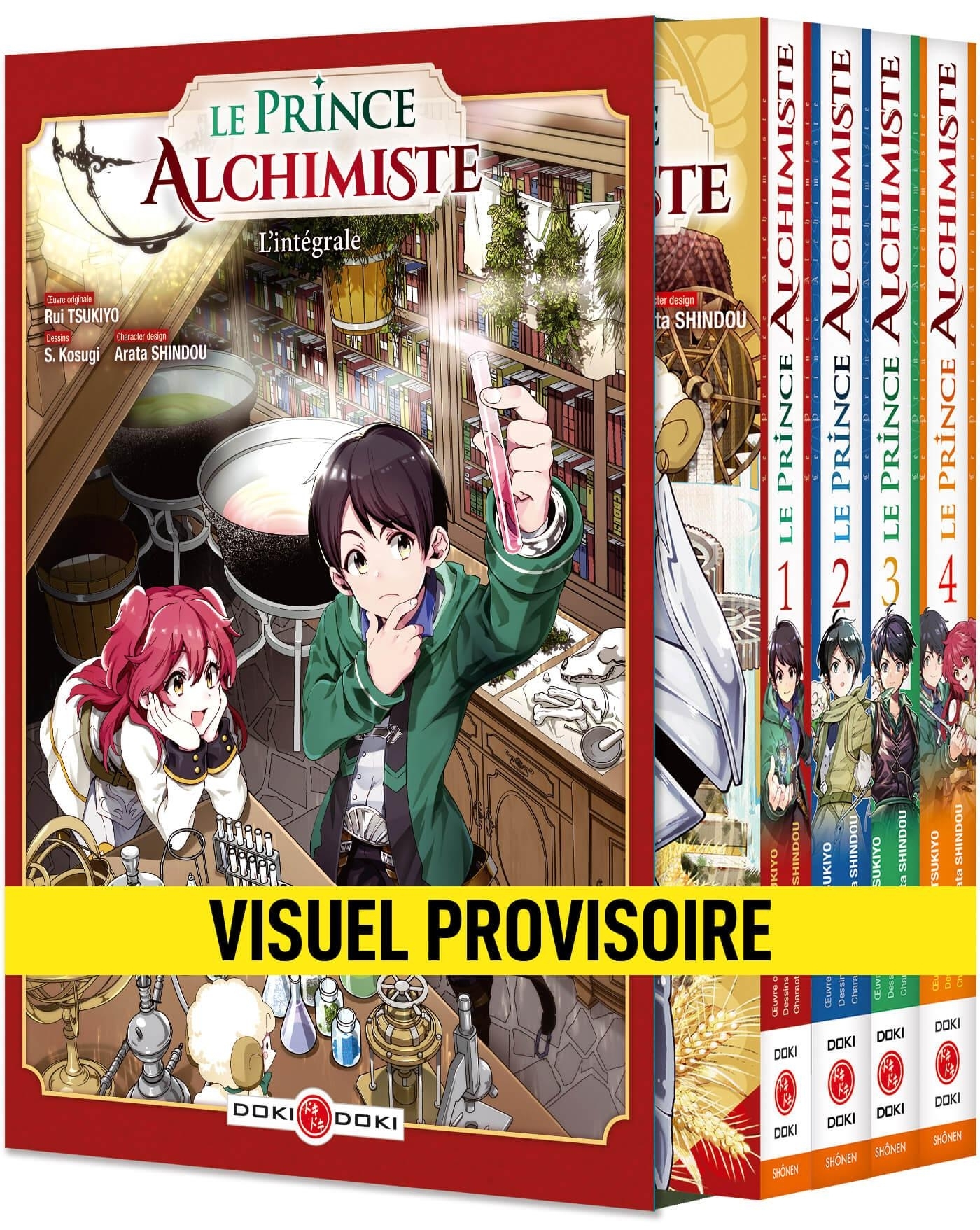 LE PRINCE ALCHIMISTE T01 COFFRET VOL. 01 A 04