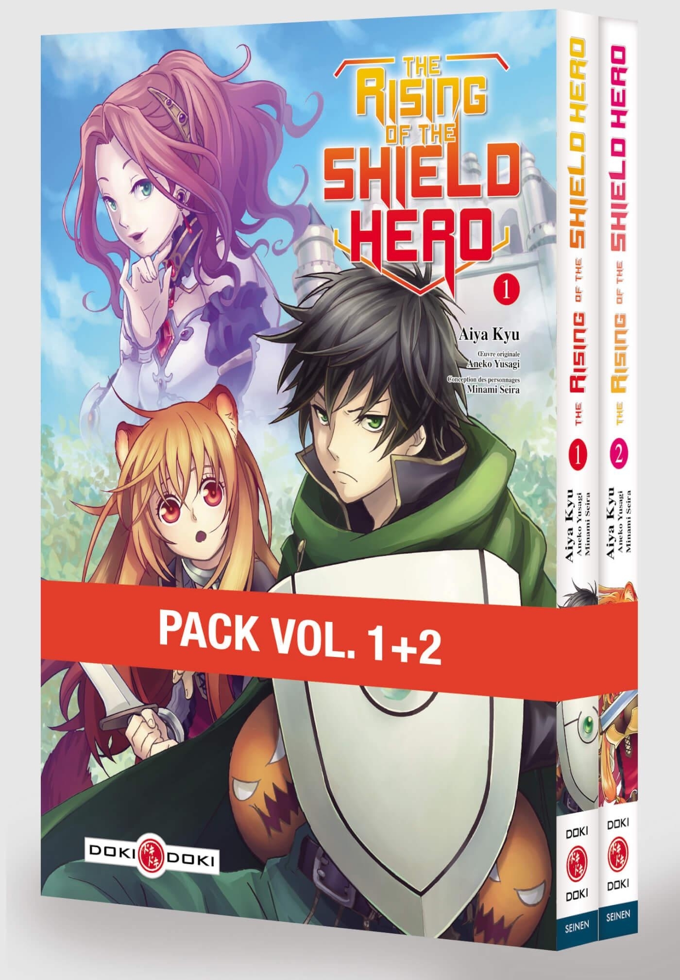 THE RISING OF THE SHIELD HERO - PACK PROMO VOL. 01 ET 02