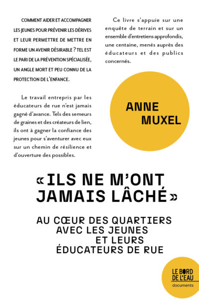 « ILS NE M'ONT JAMAIS LACHE »