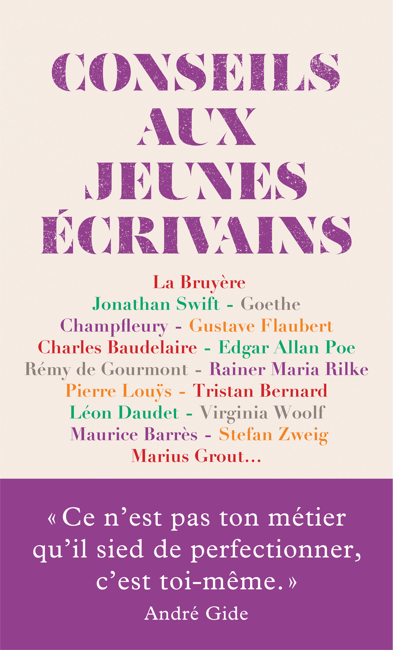 CONSEILS AUX JEUNES ECRIVAINS
