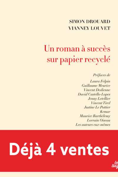 UN ROMAN A SUCCES SUR PAPIER RECYCLE