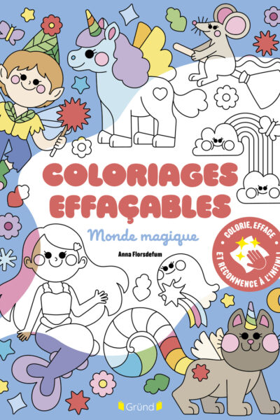 COLORIAGES EFFACABLES - MONDE MAGIQUE