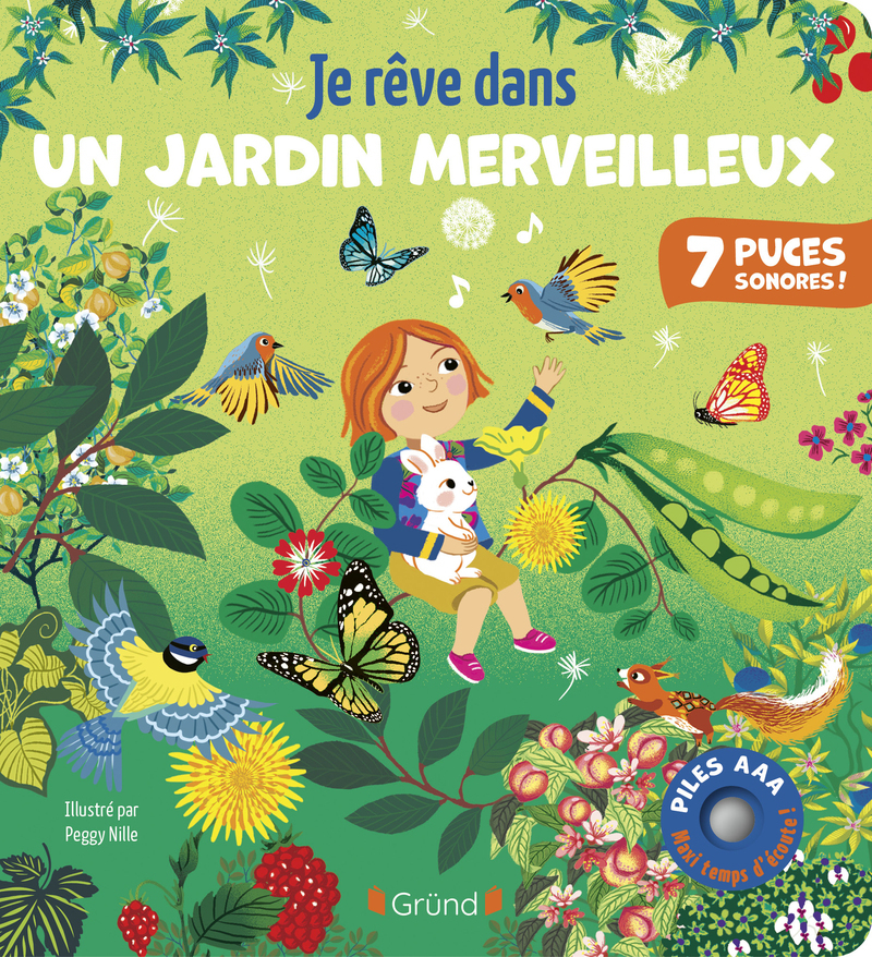 JE RÊVE DANS UN JARDIN MERVEILLEUX - 7 PUCES SONORES