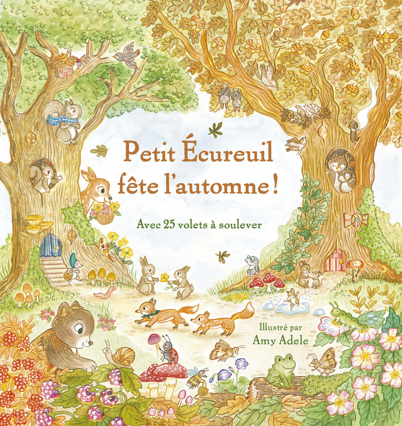 PETIT ECUREUIL FÊTE L'AUTOMNE ! AVEC 25 VOLETS A SOULEVER