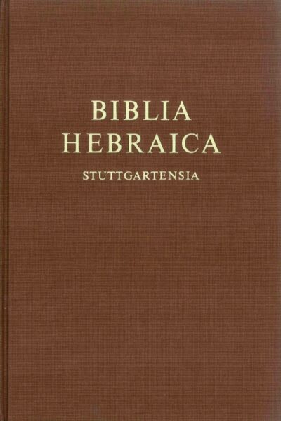 BIBLIA HEBRAICA STUTTGARTENSIA  GF
