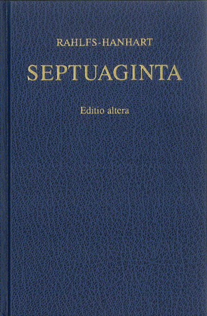 SEPTUAGINTA EN 1 VOLUME  ANCIEN TESTAMENT GREC