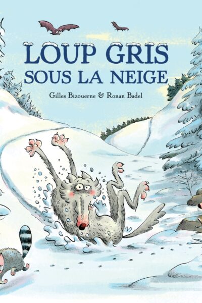 LOUP GRIS T11 SOUS LA NEIGE