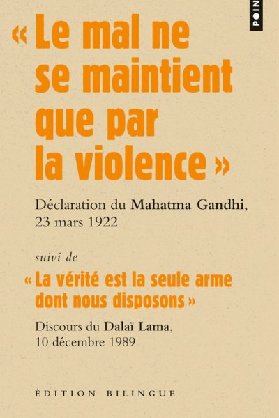 GRANDS DISCOURS-LE MAL NE SE MAINTIENT QUE PAR LA VIOLENCE