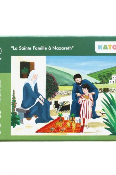 "LA SAINTE FAMILLE A NAZARETH" - PUZZLE DE 36 PIECES, DIMENSIONS 29X21CM