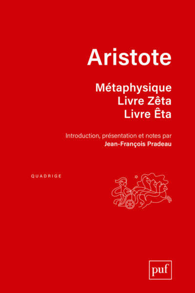 METAPHYSIQUE. LIVRE ZÊTA. LIVRE ÊTA