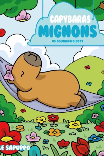 COLORIAGES COSY - CAPYBARAS TROP MIGNONS !