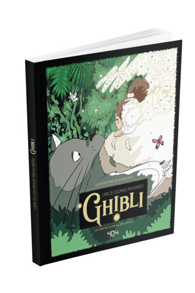 LIVRE DE COLORIAGES PAR NUMERO - GHIBLI