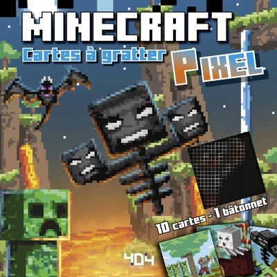 MINECRAFT MES CARTES A GRATTER PIXEL