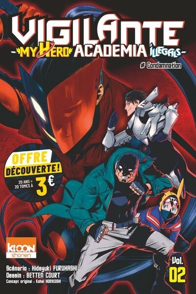 VIGILANTE - MY HERO ACADEMIA ILLEGALS T02 A 3 EUROS